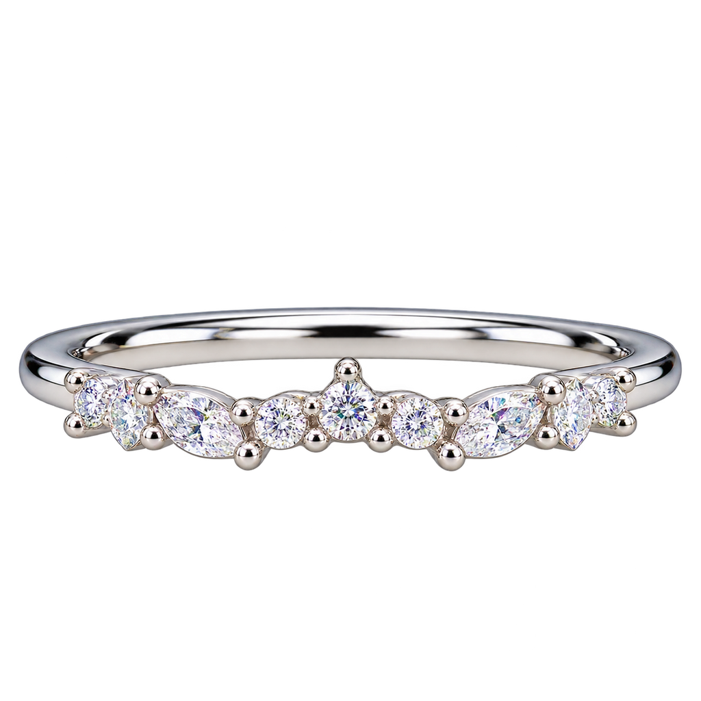 Silver Crystal Reverie Ring