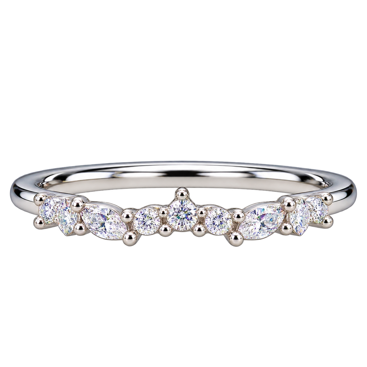 Silver Crystal Reverie Ring