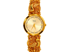 Raga Titan Rajvani Ornate Bracelet Watch – Gold Tone