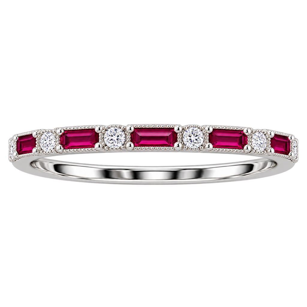 Silver Pink & Crystal Gleam Ring