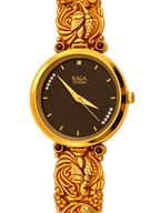 Raga Titan  Heritage Peacock Gold-Tone Bracelet Watch