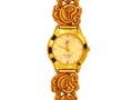 Viha Quartz Virasat Ornate Gold-Tone Heritage Watch