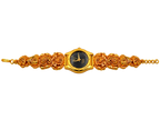 Viha Heritage Floral Gold-Tone Bracelet Watch
