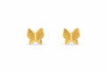 Gold Celeste Butterfly Stud Earrings