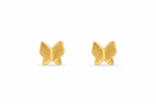 Gold Celeste Butterfly Stud Earrings