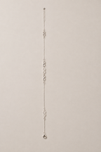 Silver Elara Infinity Link Anklet