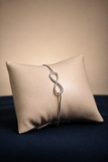 Silver Elara Infinity Bracelet