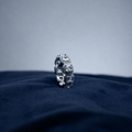Silver Crystal Régence Ring