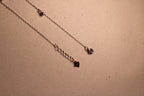 Silver Fiora Charm Cascade Anklet