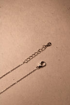 Silver Celeste Bow Accent Anklet