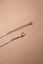Silver Fiora Butterfly Crystal Anklet