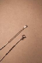 Silver Elara Double-Layer Anklet