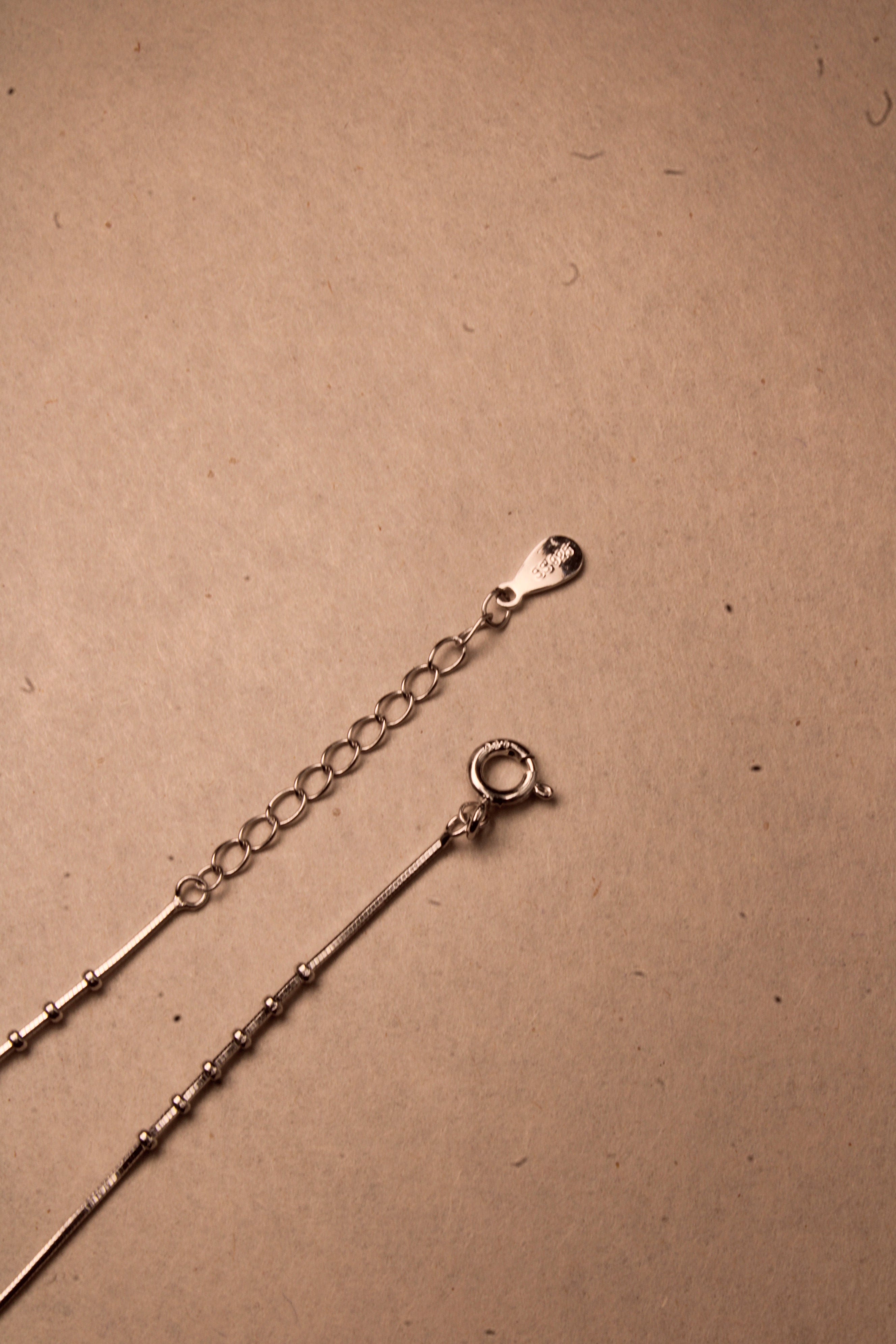Silver Elara Double-Layer Anklet
