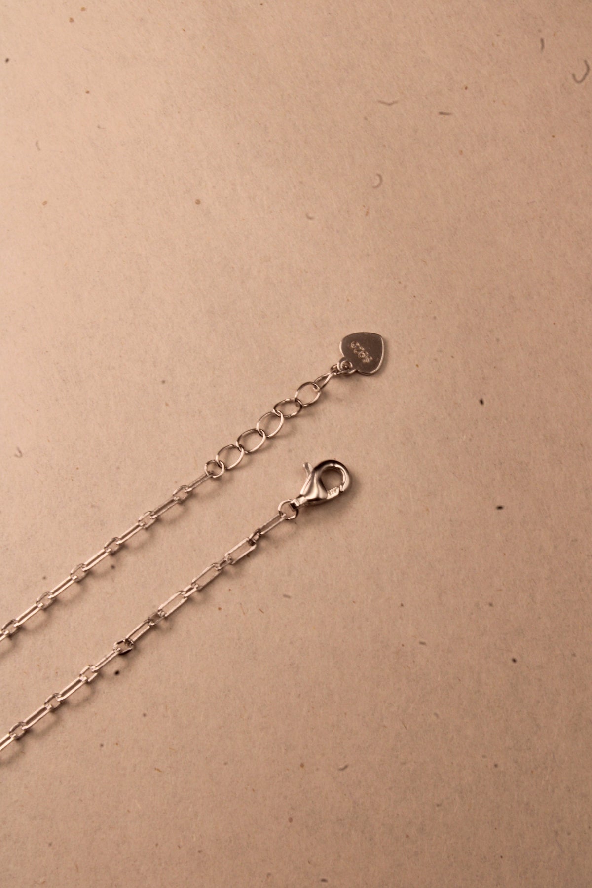 Silver Isadora Heart Charm Anklet
