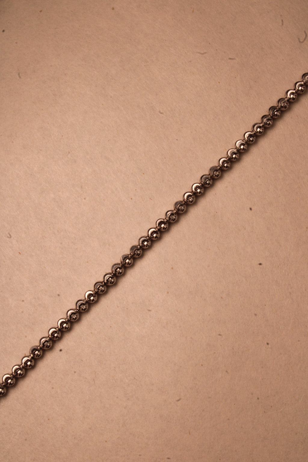 Silver Elara Beaded Anklet