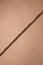 Silver Elara Beaded Anklet