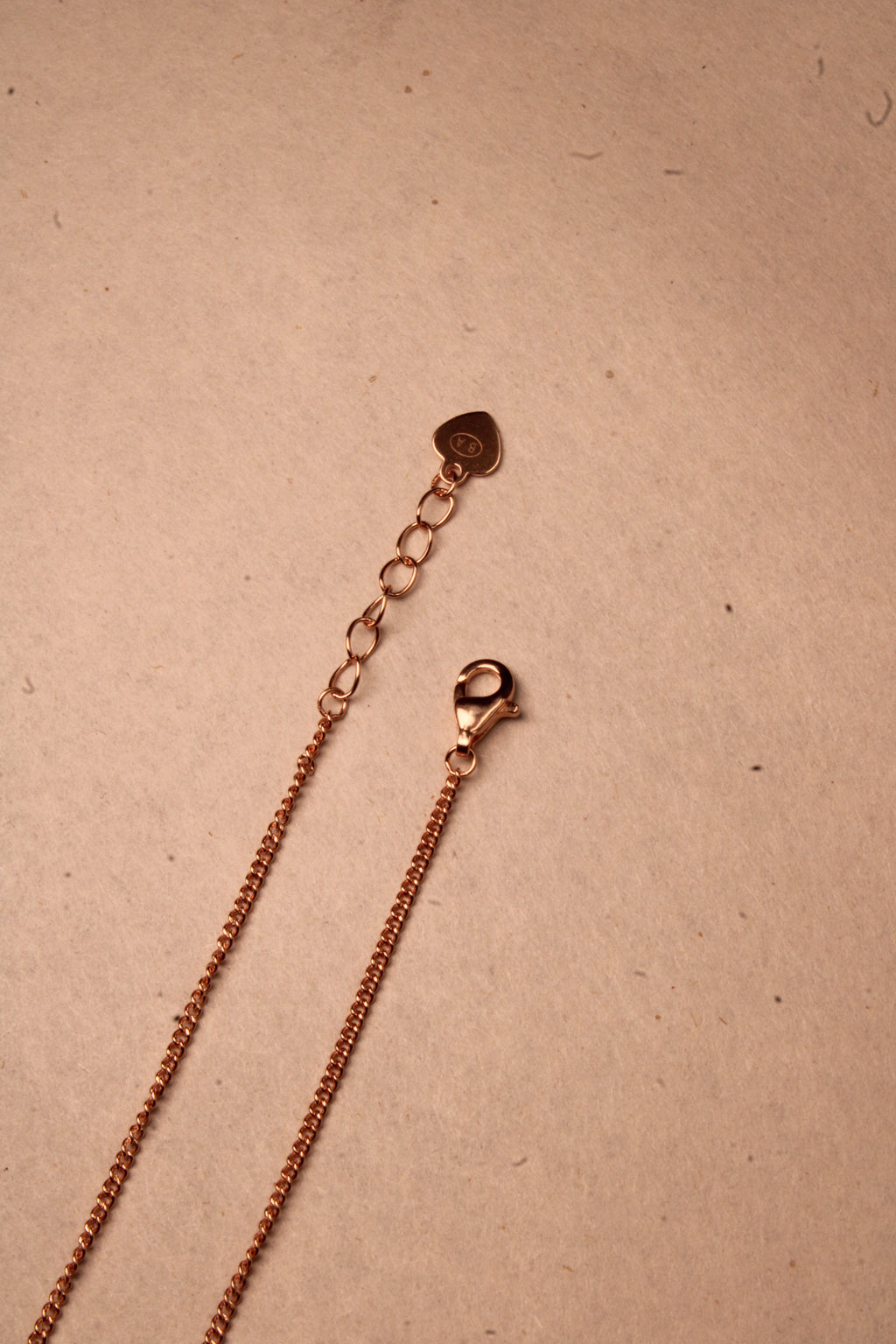 Rose Gold Fiora Floral Leaf Anklet