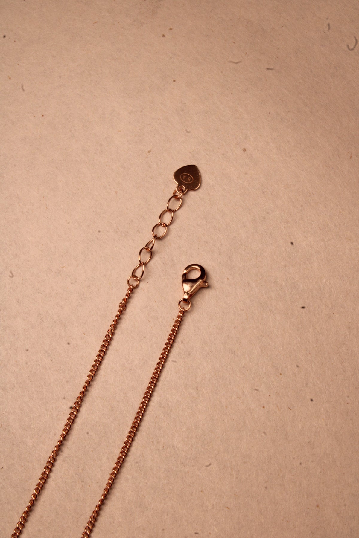 Rose Gold Fiora Floral Leaf Anklet