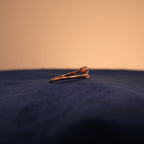 Rose Gold Éclat Teardrop Ring