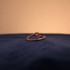 Rose Gold Éclat Teardrop Ring