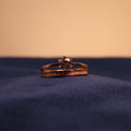 Silver Initial Élan Ring