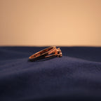 Silver Initial Élan Ring