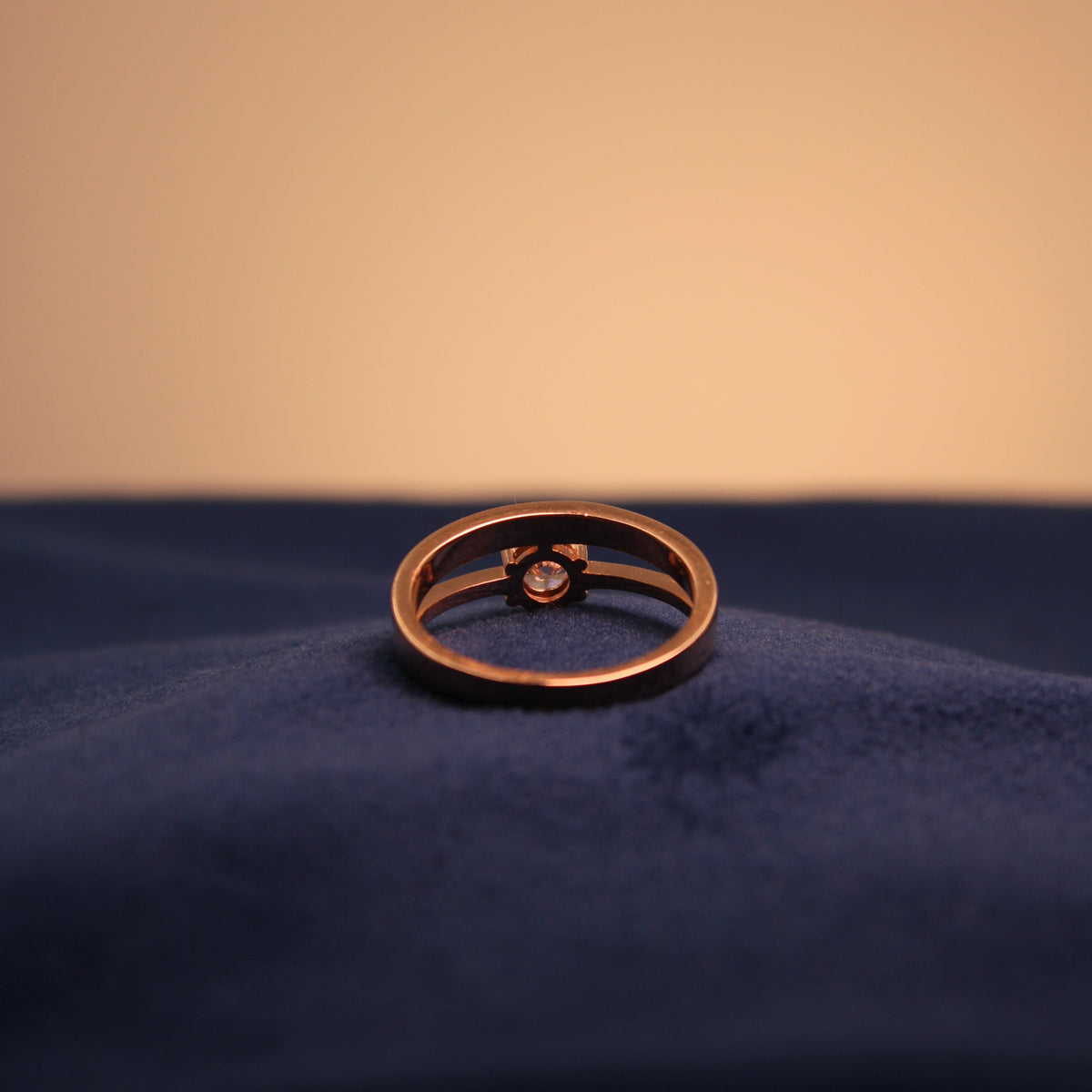 Silver Initial Élan Ring
