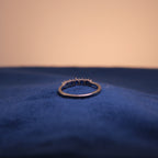 Silver Bluebell Crystal Ring