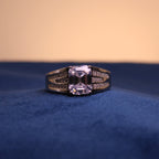 Silver Crystal Majesty Statement Ring
