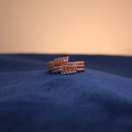 Rose Gold Rosalie Layered Crystal Ring