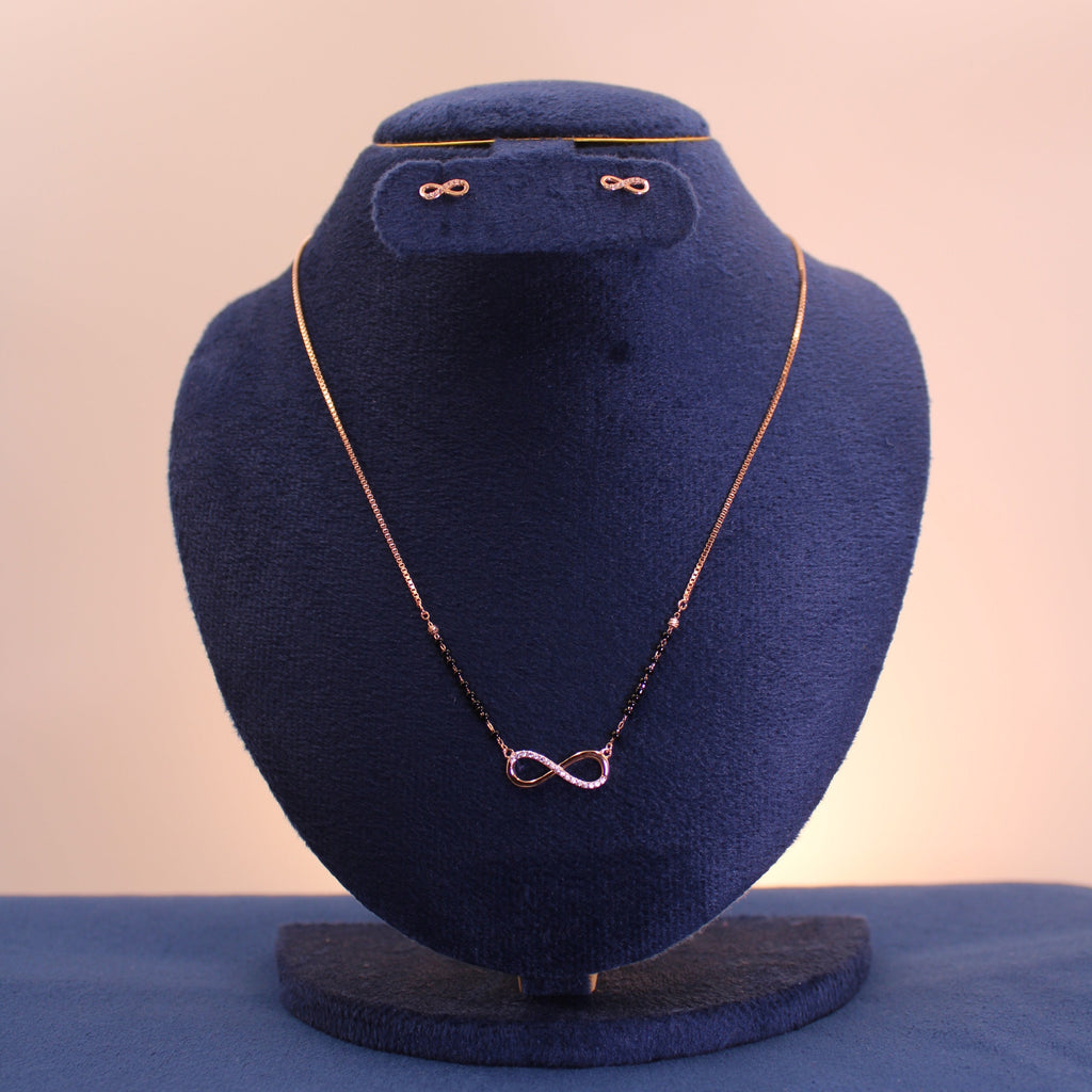 Silver Elara Infinity Necklace