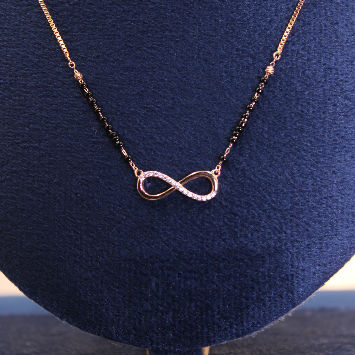 Silver Elara Infinity Necklace