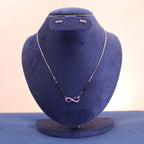 Silver Elara Infinity Necklace