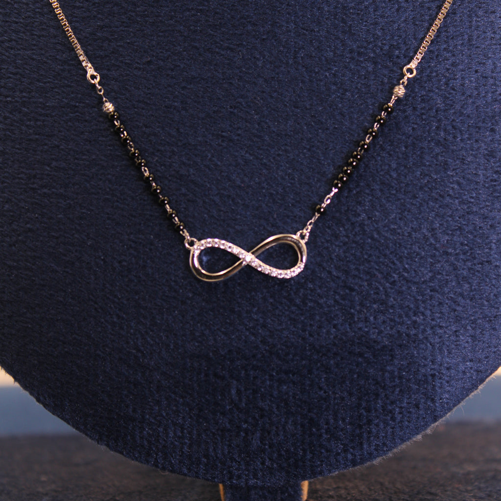 Silver Elara Infinity Necklace