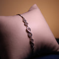 Silver Elara Infinity Crystal Bracelet