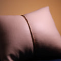Rose Gold Elara Textured Chain Bracelet