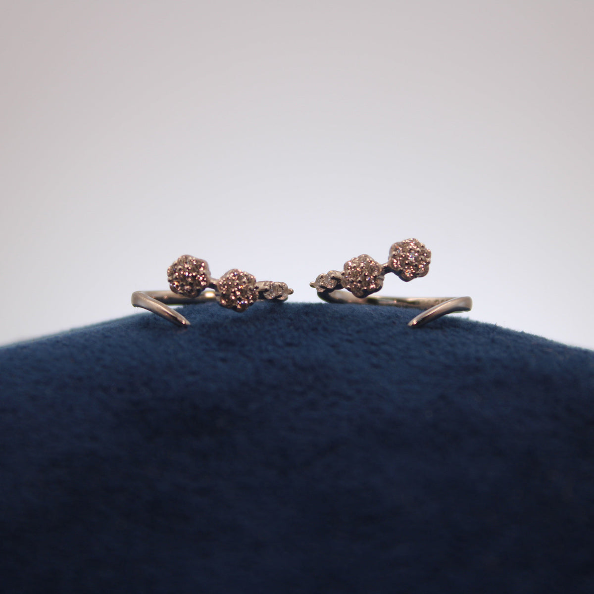 Silver Double Lumière Toe Ring