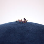 Silver Amethyst Flutter Toe Ring