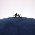Silver Amethyst Flutter Toe Ring
