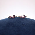 Silver Amethyst Flutter Toe Ring