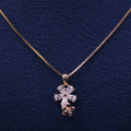 Layered Rose Crystal Set
