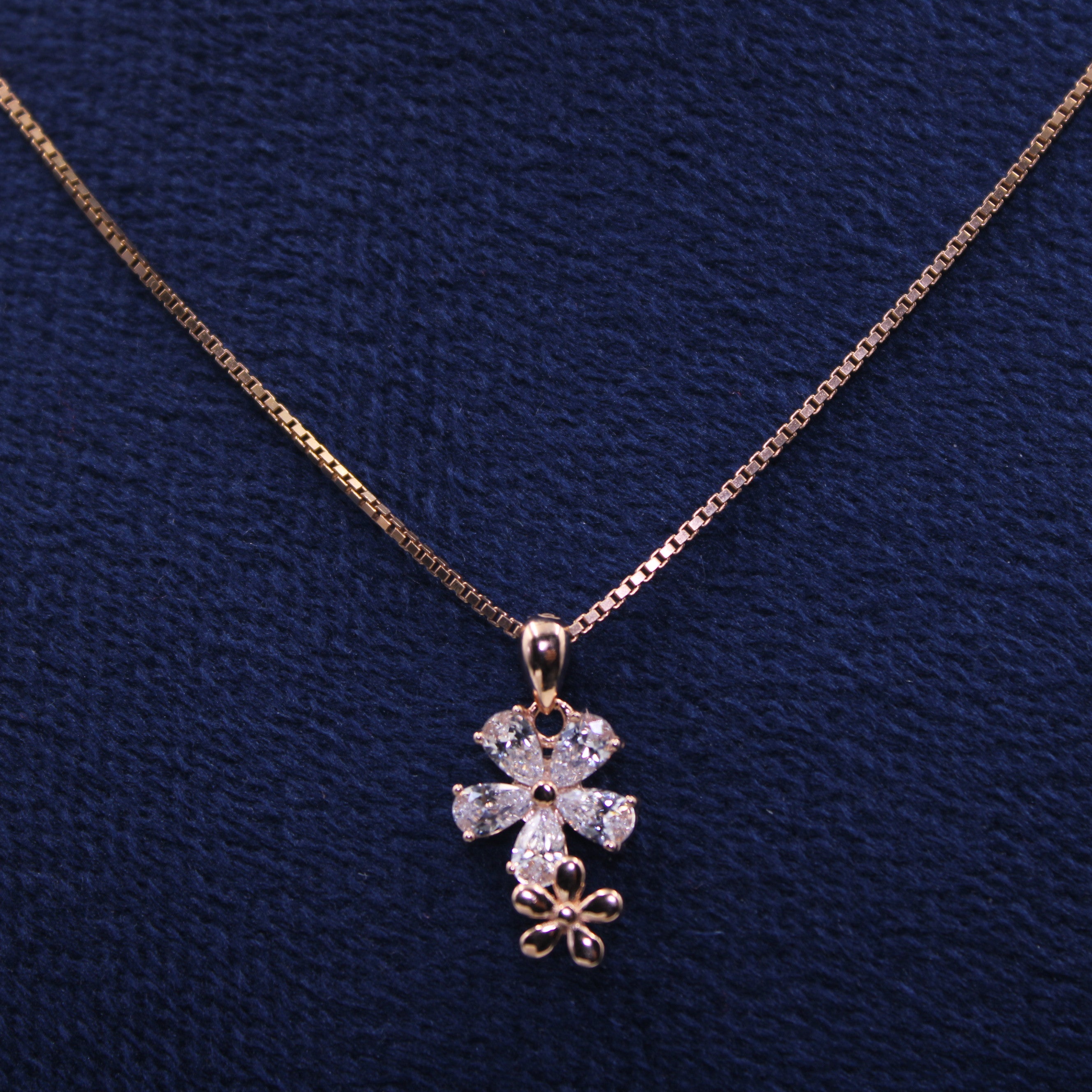 Layered Rose Crystal Set