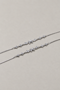 Silver Fleurveil Anklet
