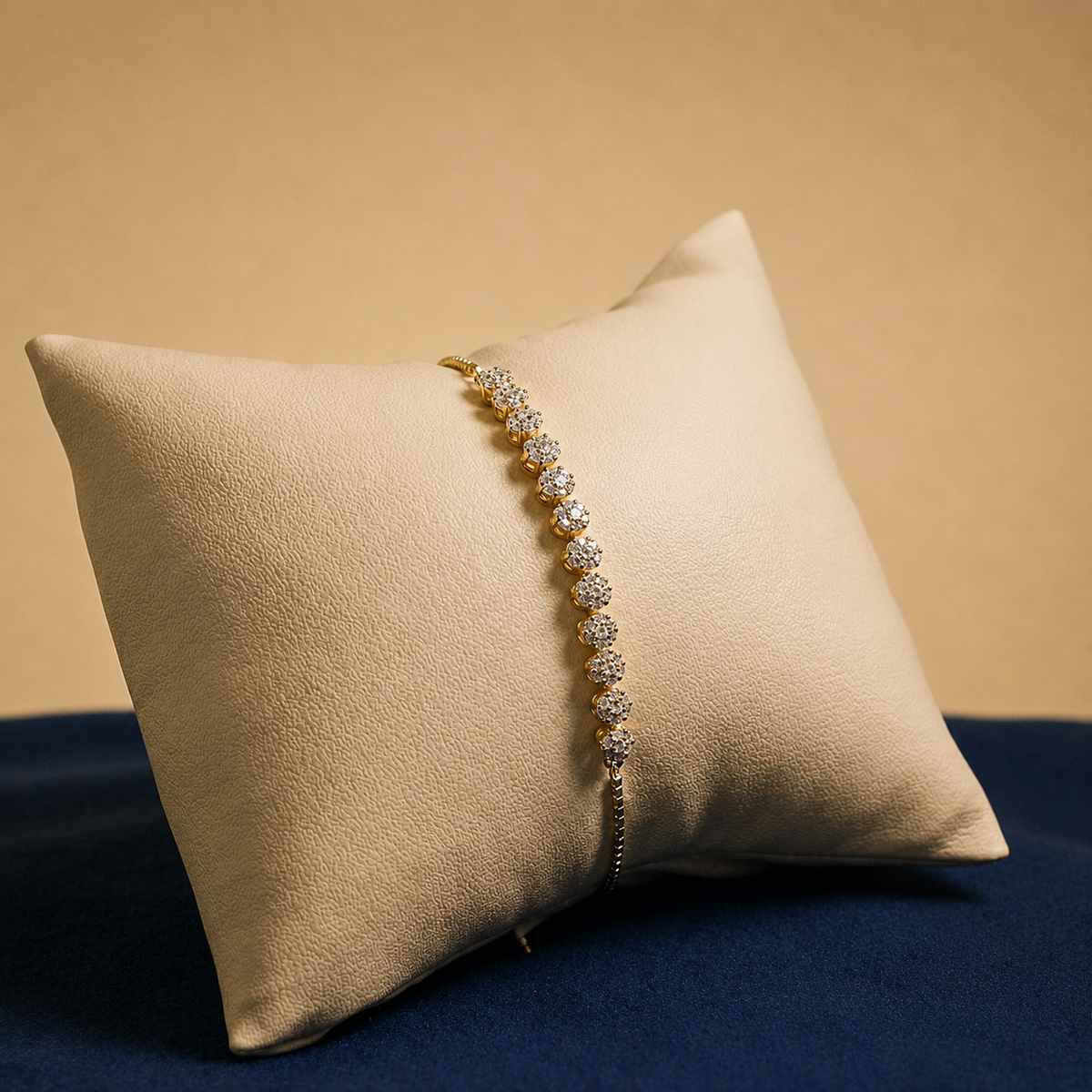 Gold Aurelia Crystal Link Bracelet