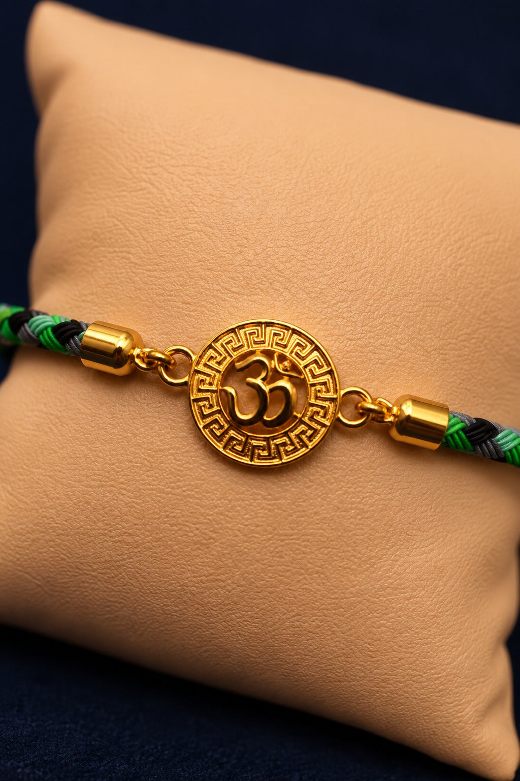 Om Rudra 92.5 Silver Rakhi