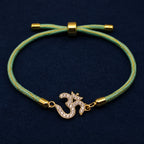 Om Harit 92.5 Silver Rakhi