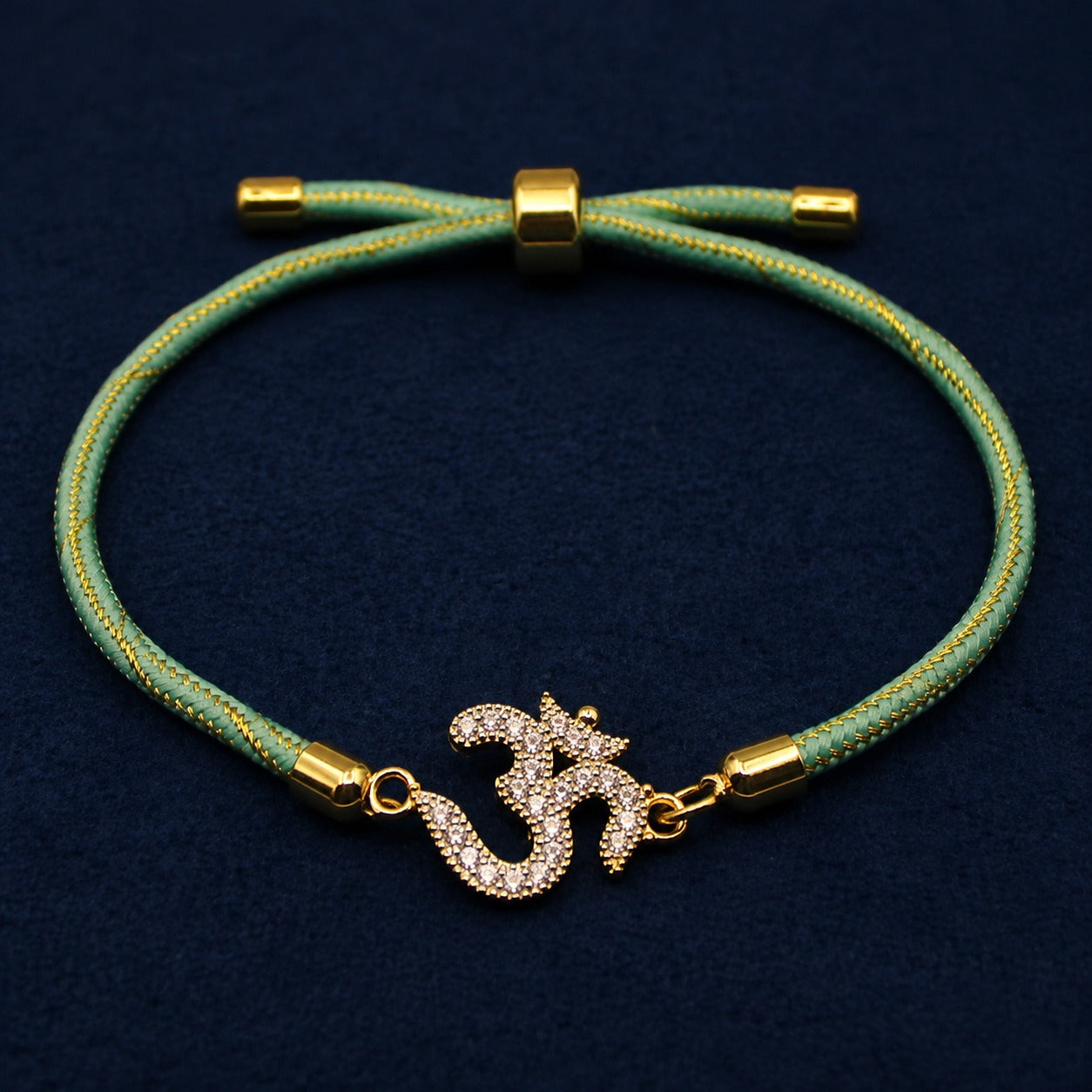 Om Harit 92.5 Silver Rakhi