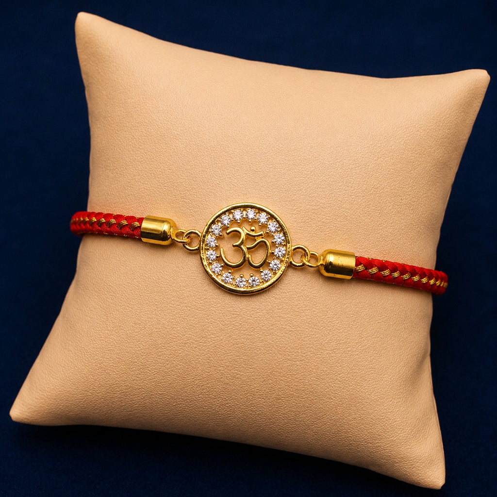 Om Aashirwad 92.5 Silver Rakhi