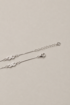 Silver Elara Infinity Link Anklet
