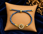Om Blessings 92.5 Silver Rakhi